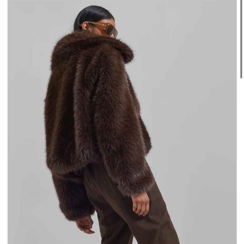 The Frankie Shop Hope Faux Fur Jacket - Picture 2 of 5